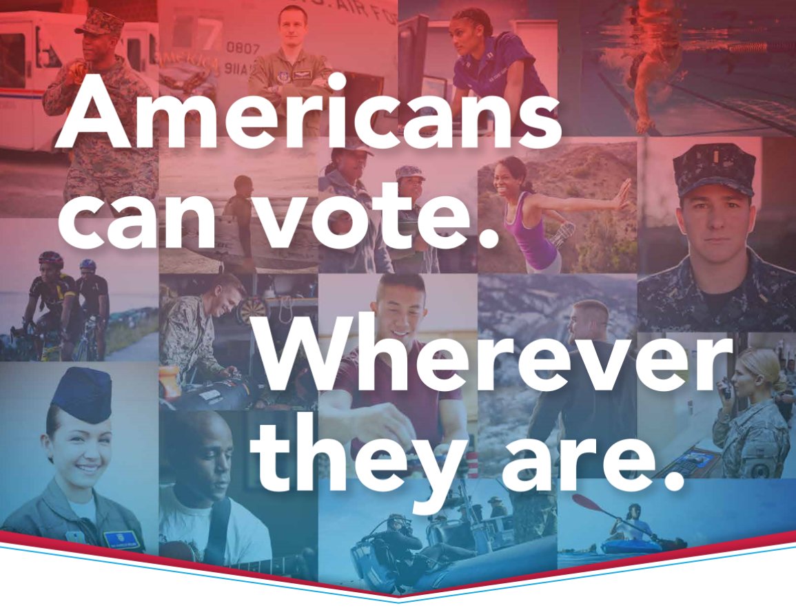Americans can vote. Wherever they are.