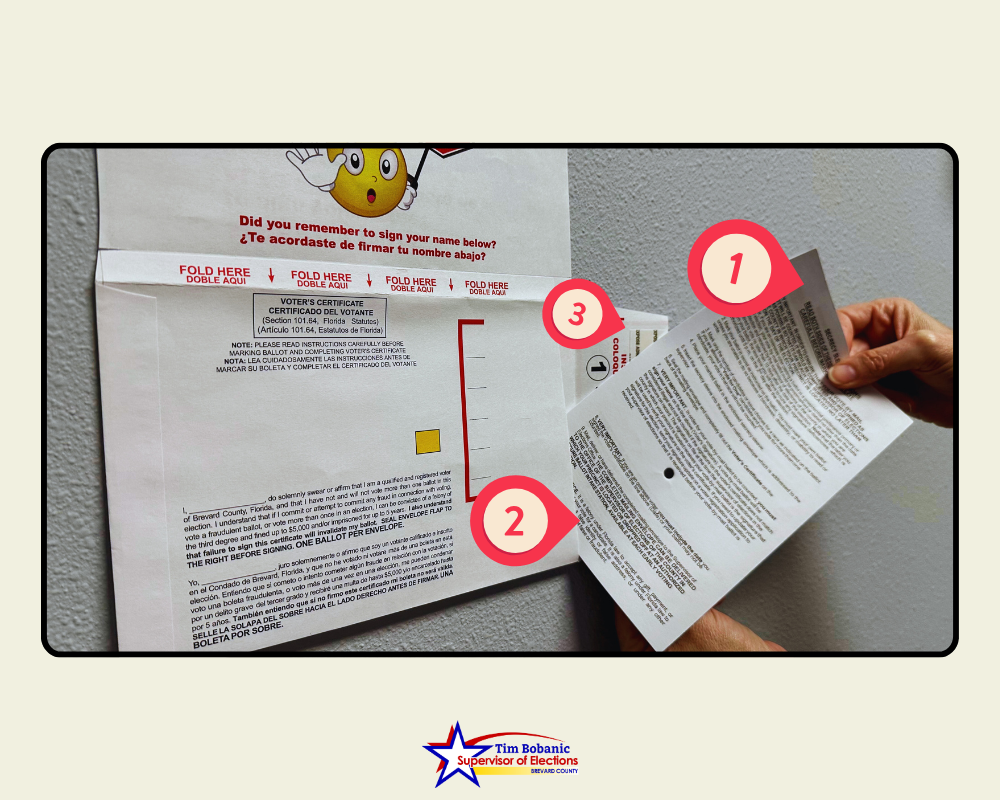 Photograph of Voter Certificate Envelope