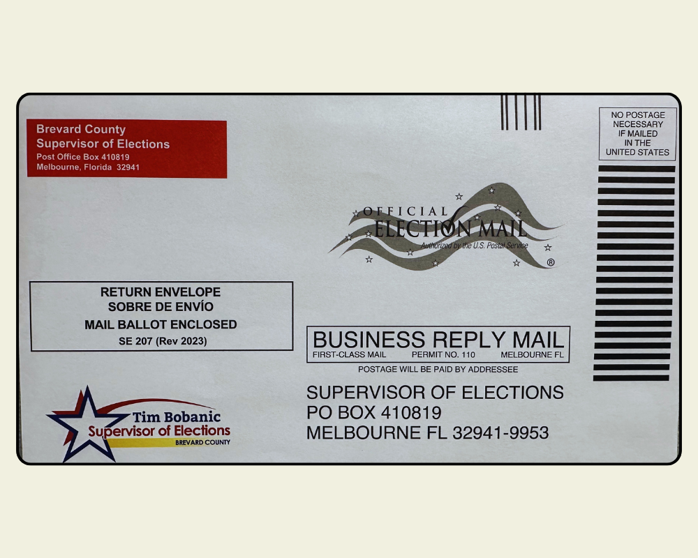 Photograph of Voter Certificate Envelope